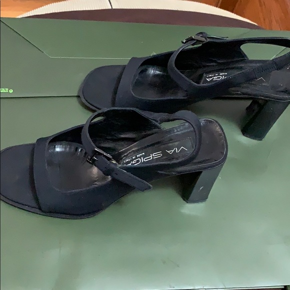 VIA SPIGA Lucia Black Shoes Made in ITALY - Picture 5 of 5